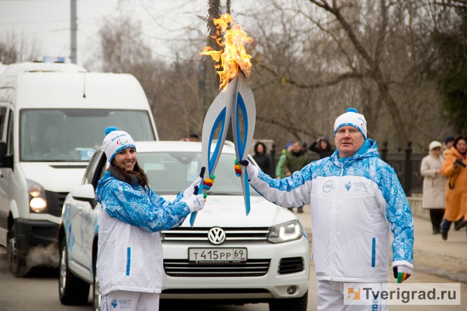 Эстафета Паралимпийского огня в Твери (15)