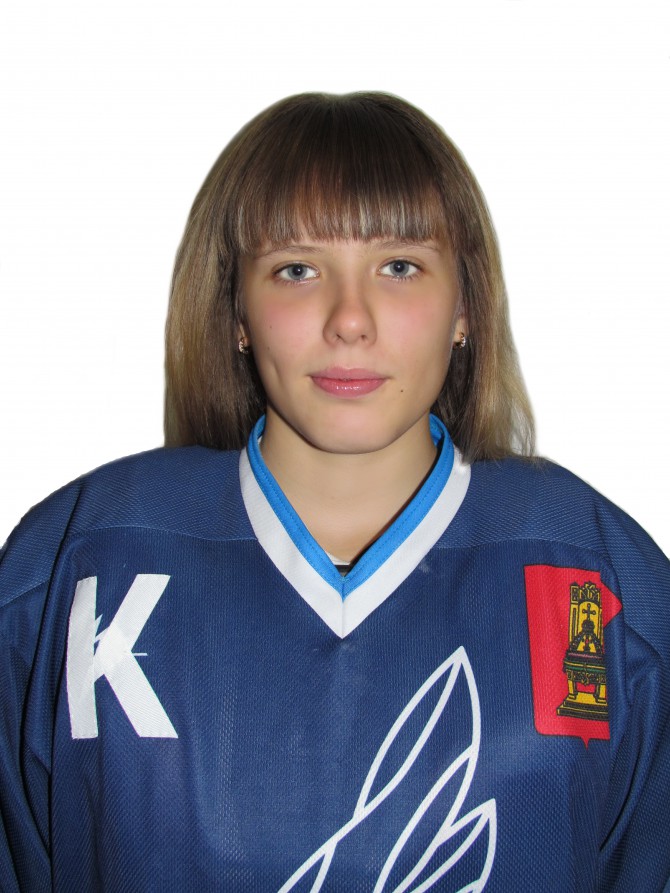 Алена Зубкова - обладательница золота первенства сборных команд федеральных округов по хоккею с шайбой