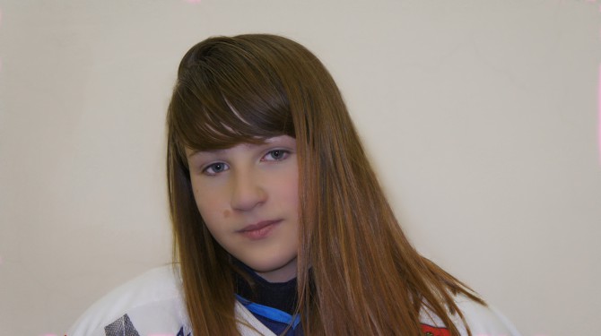 Мария Тюганкина - обладательница золота первенства сборных команд федеральных округов по хоккею с шайбой