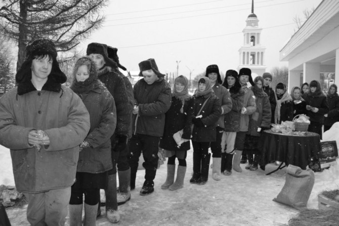 акция «Блокадный хлеб» в Селижарово