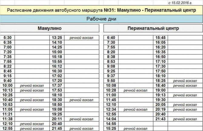 новое расписание автобусов в Твери