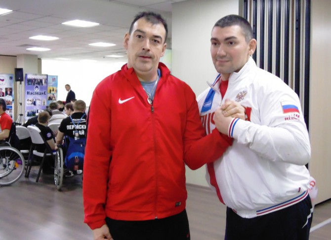 Руслан Зинятуллин на чемпионате России по армспорту