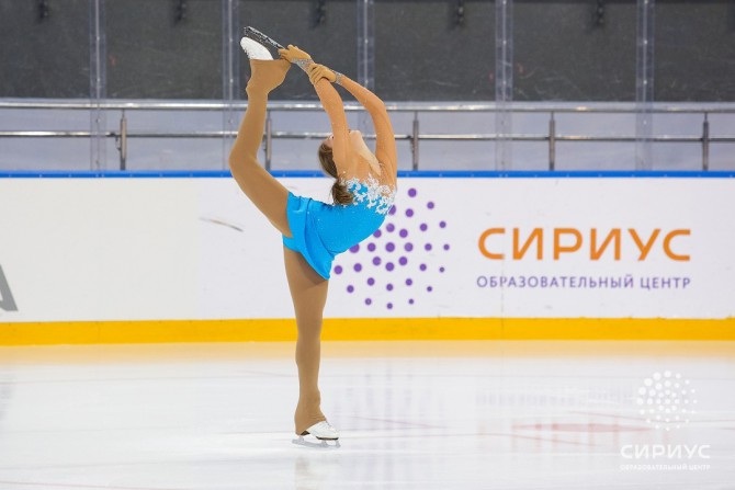 Полина Саламатова на олимпийской арене ДС Большой