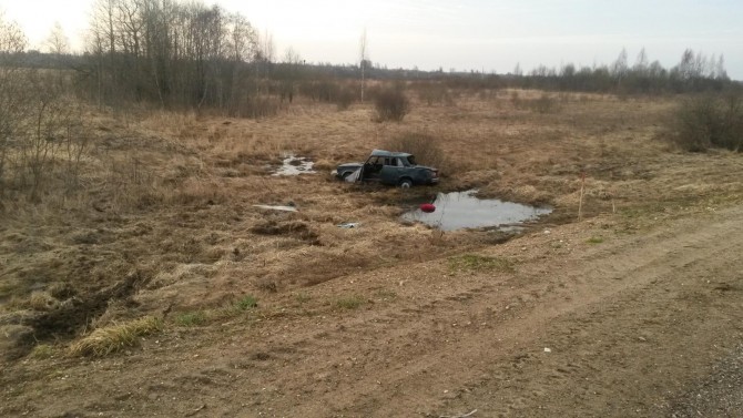 В Оленинском районе из-за пьяного водителя пострадал пассажир