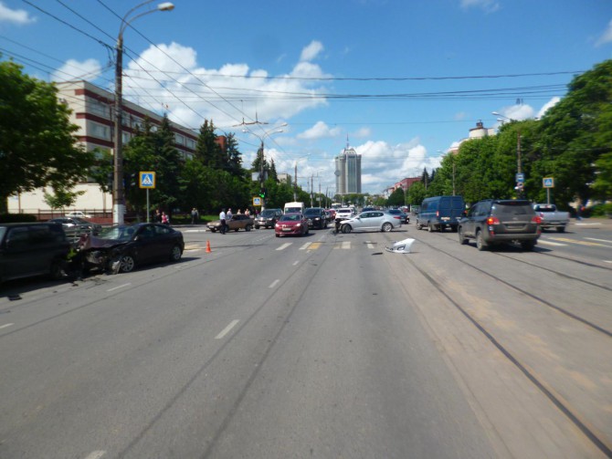 ДТП на улице Вагжанова в Твери