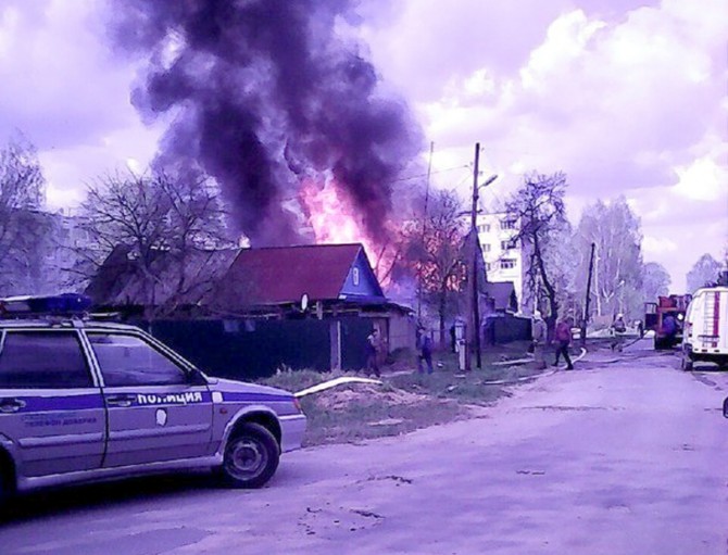 пожар в лихославле