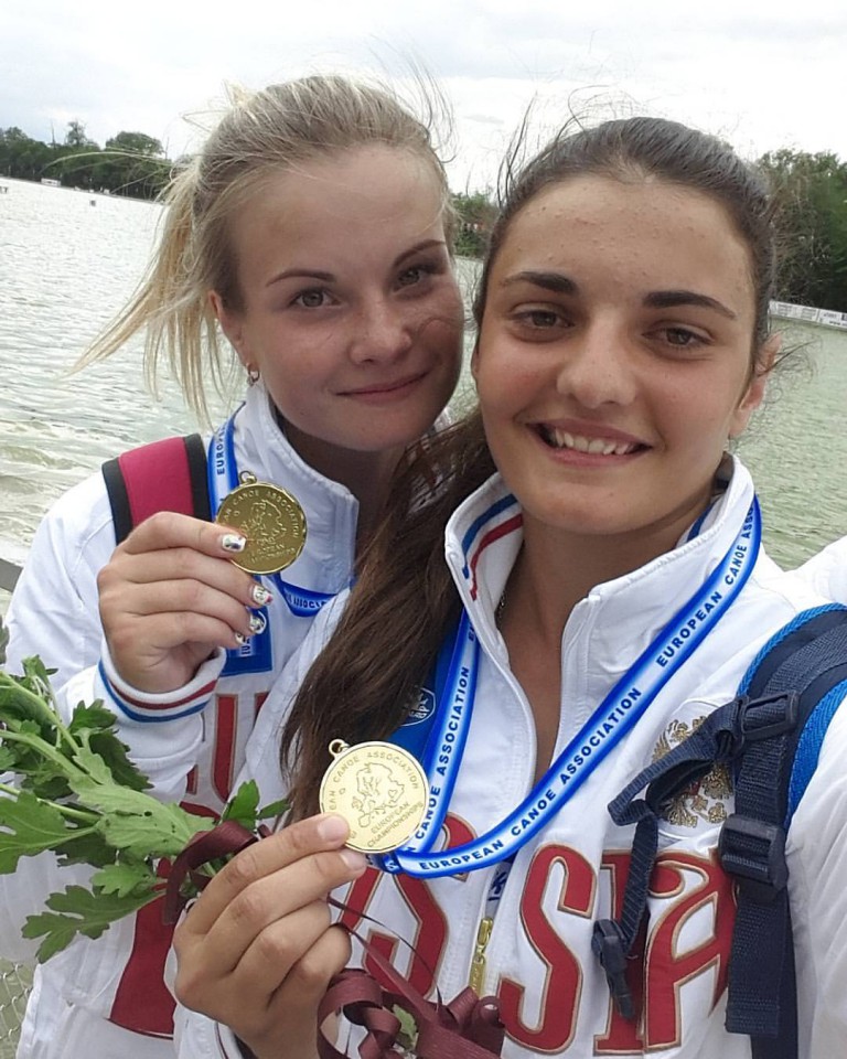 Алия Алмакаева и Дарья Харченко - чемпионки Европы среди юниорок