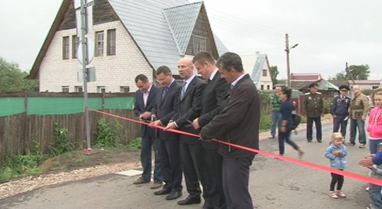 В деревне Горютино отремонтировали дорогу