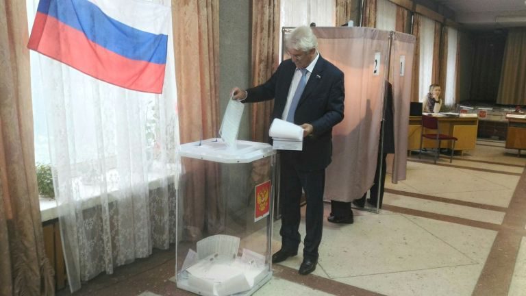 Алексей Чепа на выборах