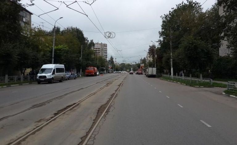ДТП с маршруткой на ул. Горького