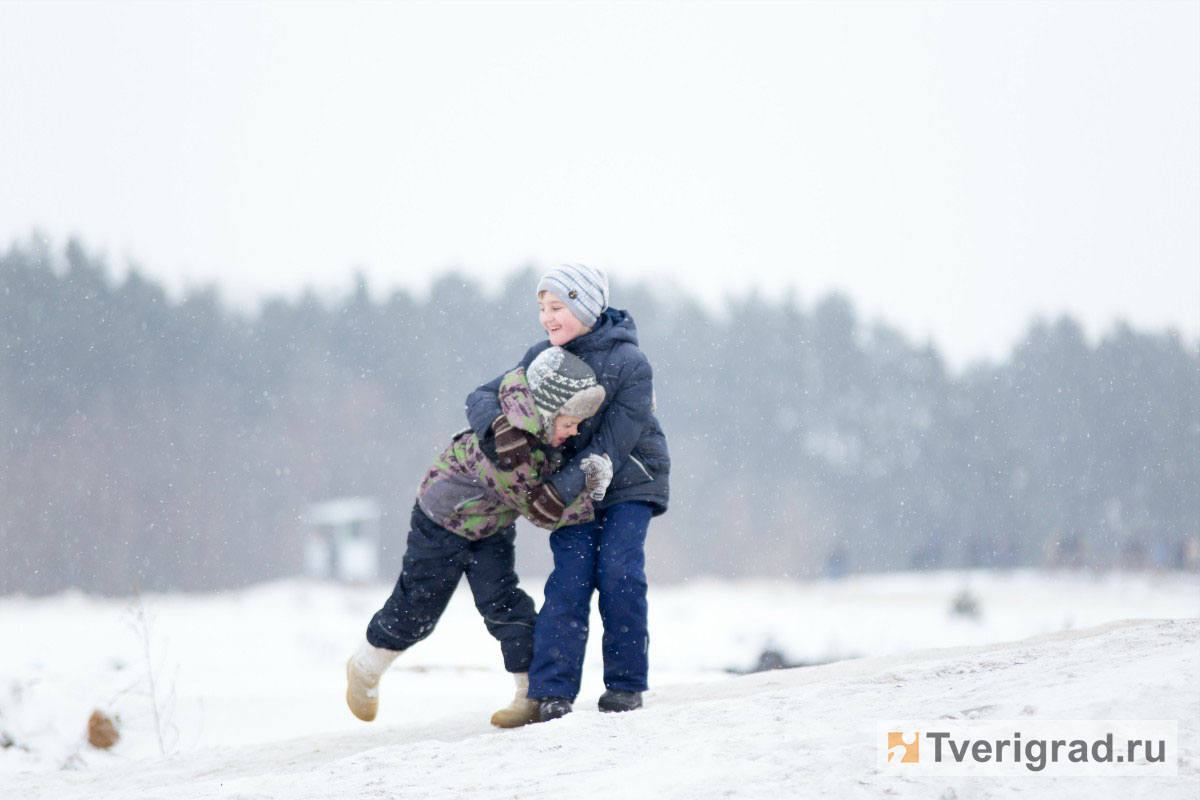 В Тверской области у школьников начались зимние каникулы