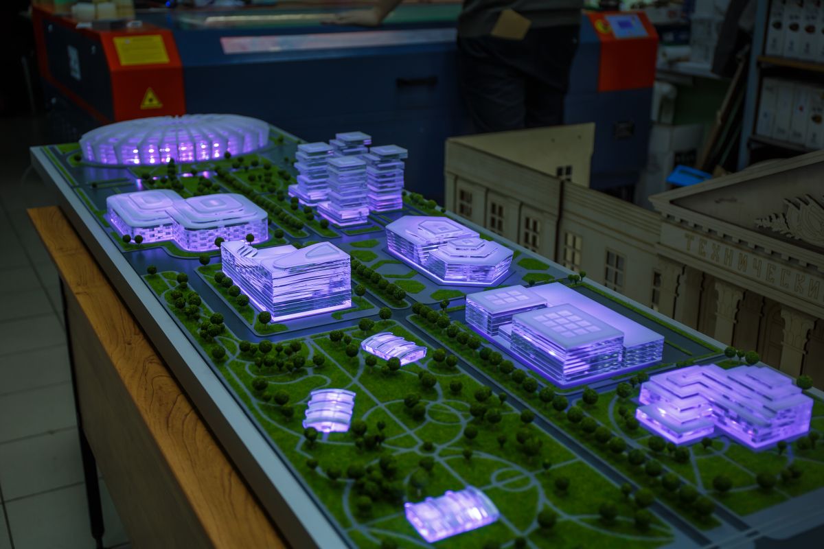 В ТвГТУ изготовили макеты «Тверь Сити» и «Тверь Экспо» для инвестиционного форума в Сочи (фото)