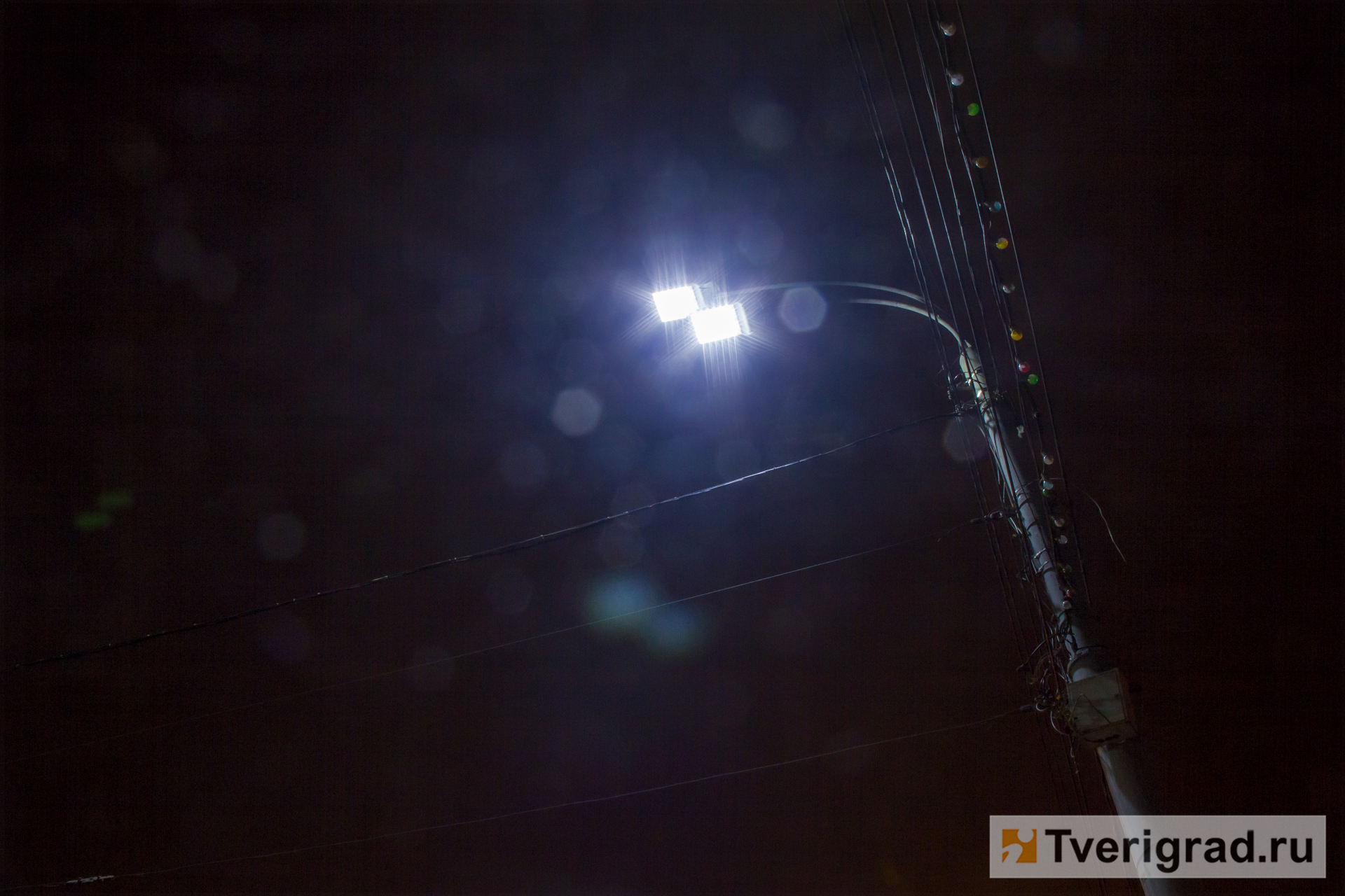На Московском шоссе в Твери планируют установить светодиодное освещение