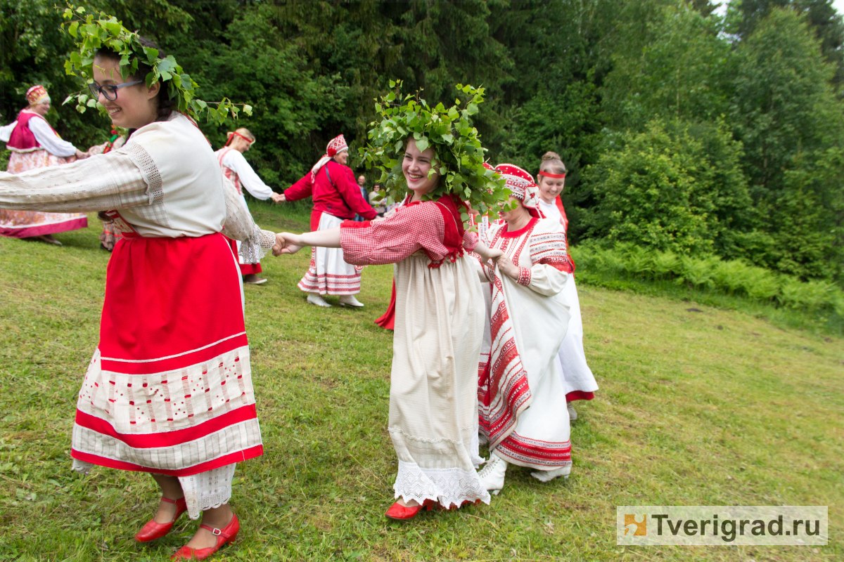 В июне в Тверской области пройдет традиционный фольклорный праздник «Троицкие гулянья»