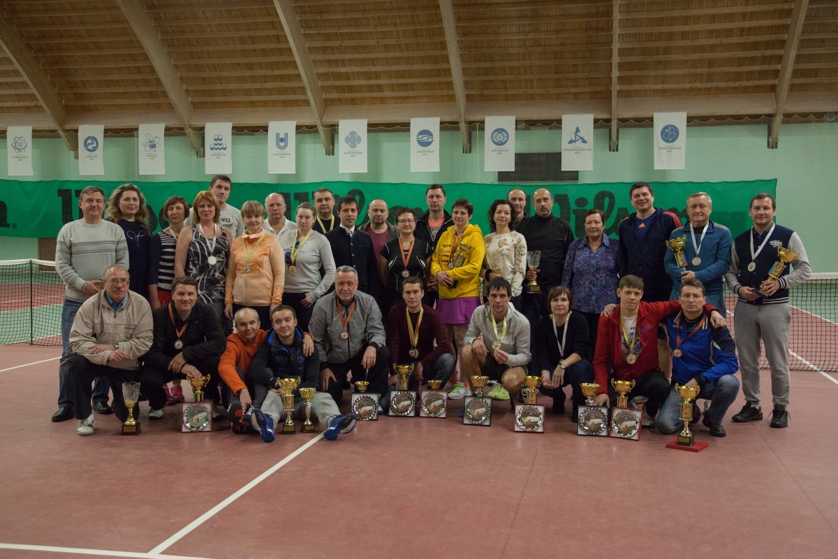 Десять медалей завоевала сборная КАЭС на турнире по теннису среди работников атомной энергетики и промышленности