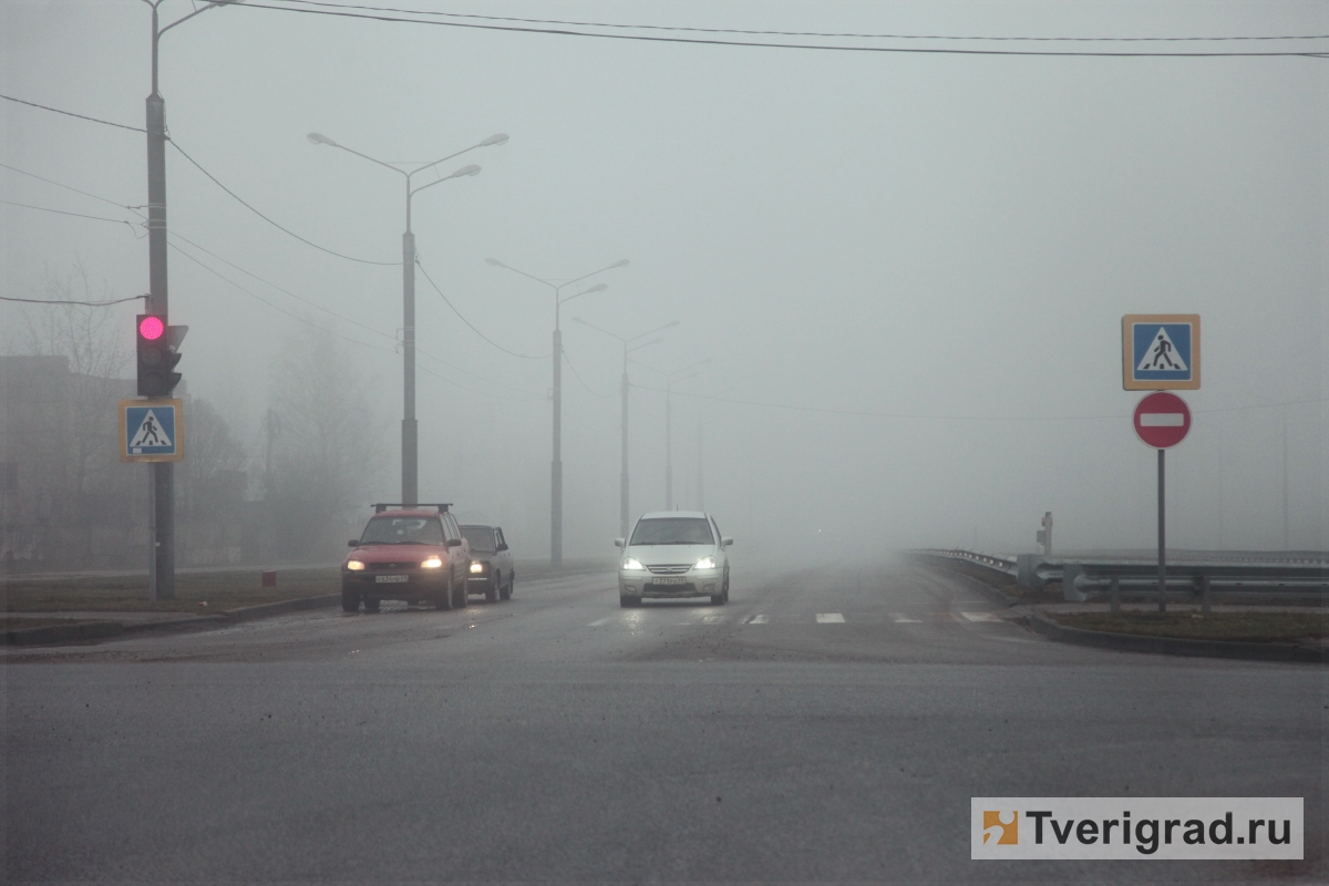 МЧС предупреждает тверских водителей о сильном тумане в ближайшие часы