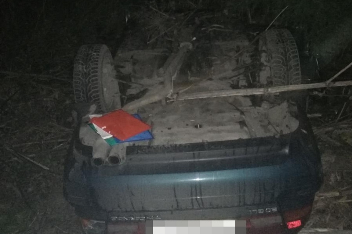 В Тверской области водитель попал в больницу после съезда в кювет с дороги