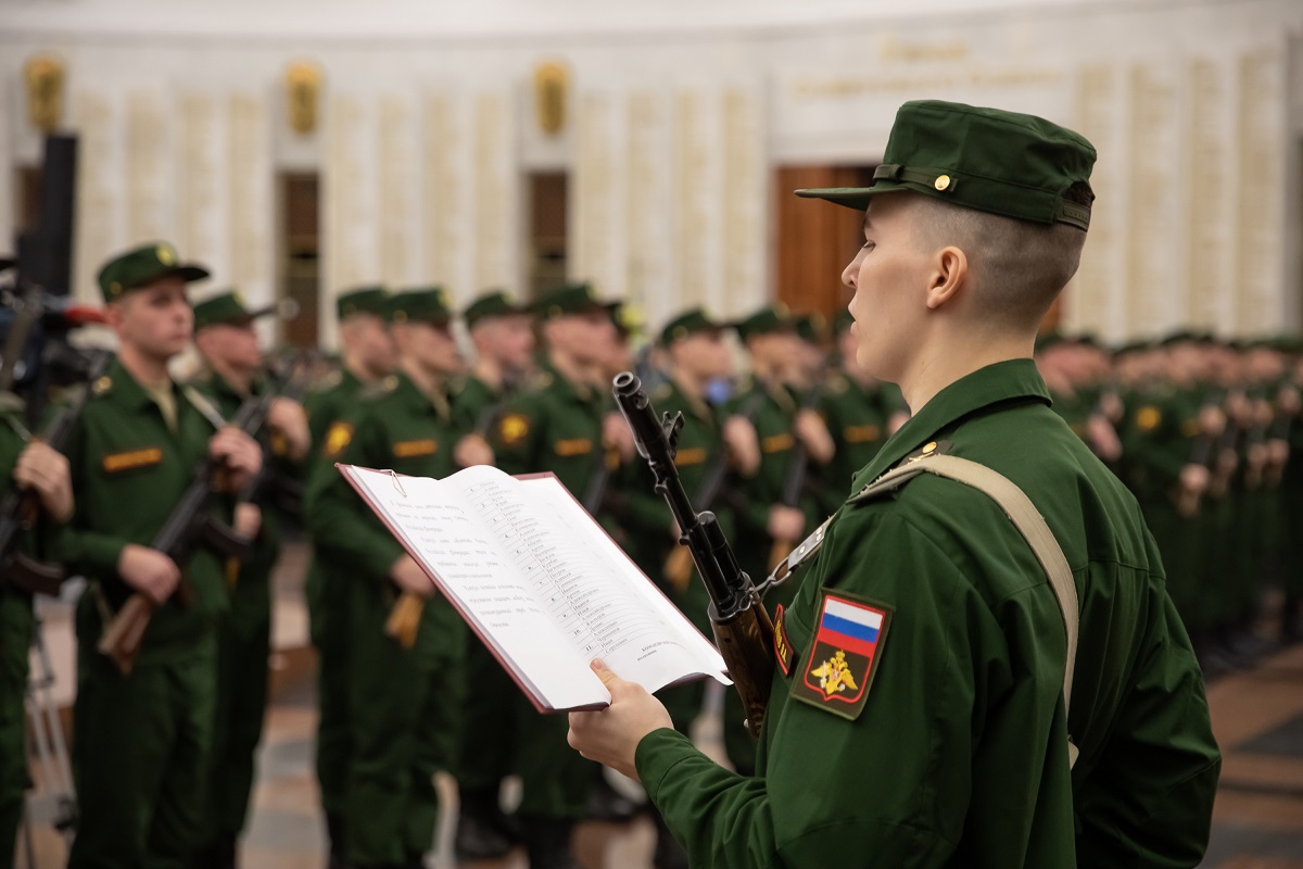 Тверские призывники пополнили ряды Преображенского полка