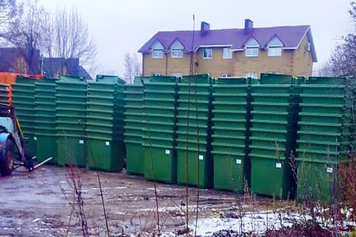 Для Тверской области приобретено пять тысяч мусорных евроконтейнеров