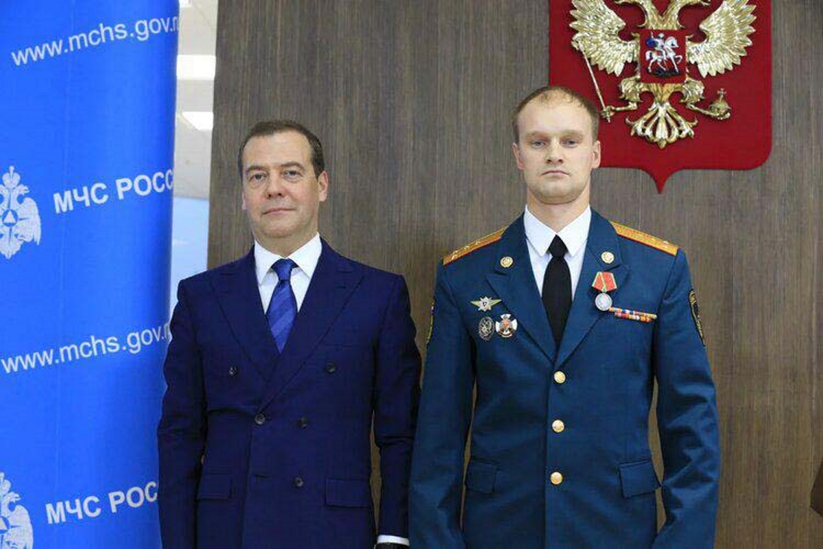 Спасатель из Тверской области получил Государственную награду из рук премьер-министра