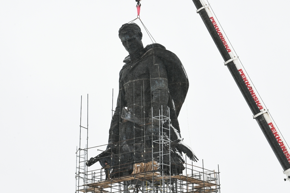В Тверской области начали возводить главный монумент грандиозного мемориала Советскому солдату