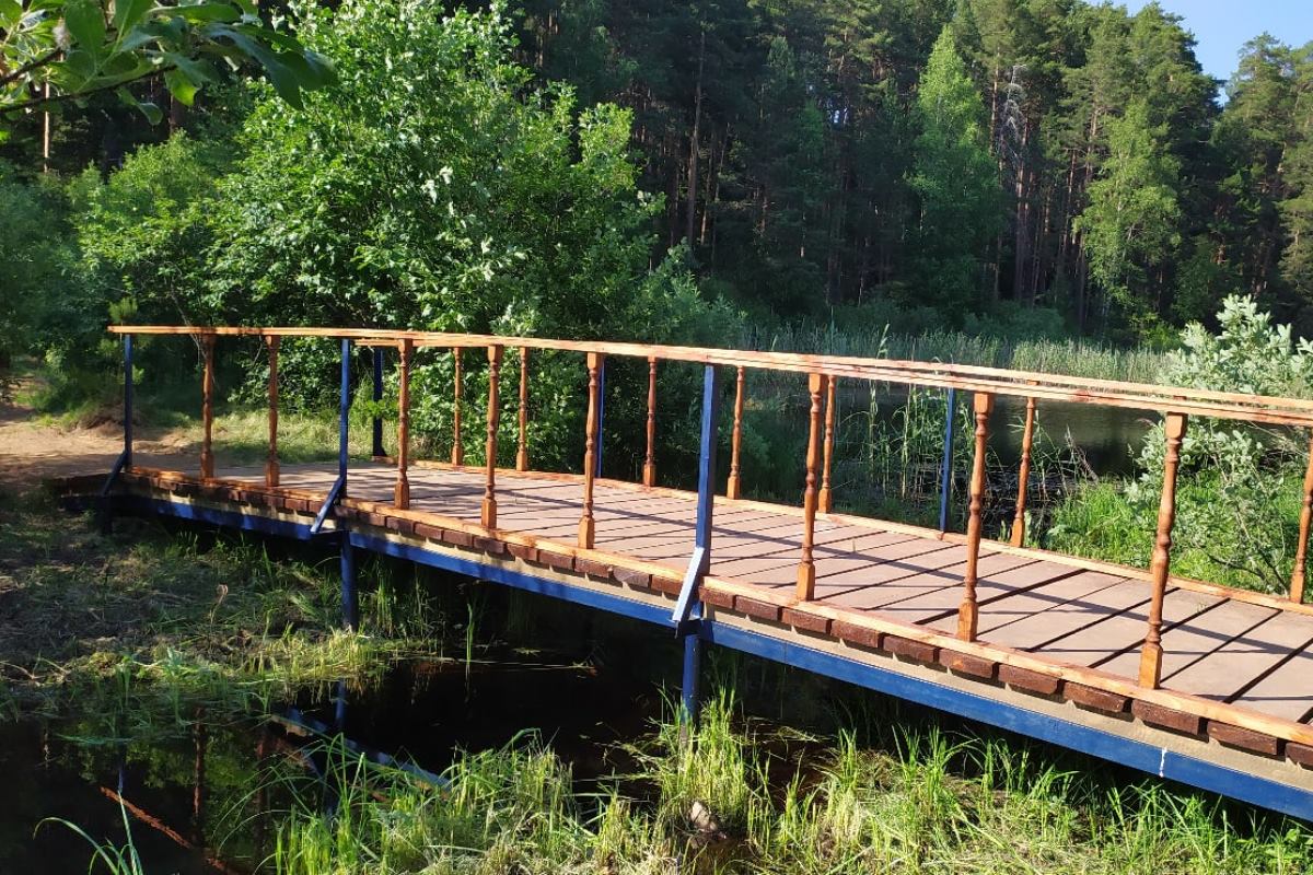 В Тверской области жители построили новый мост