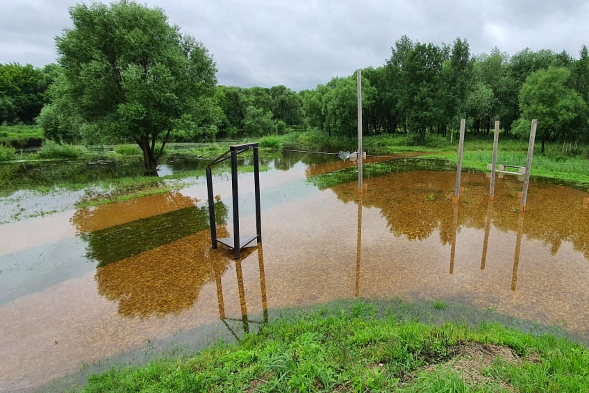 В Твери затопило ландшафтный парк «Тьмака»