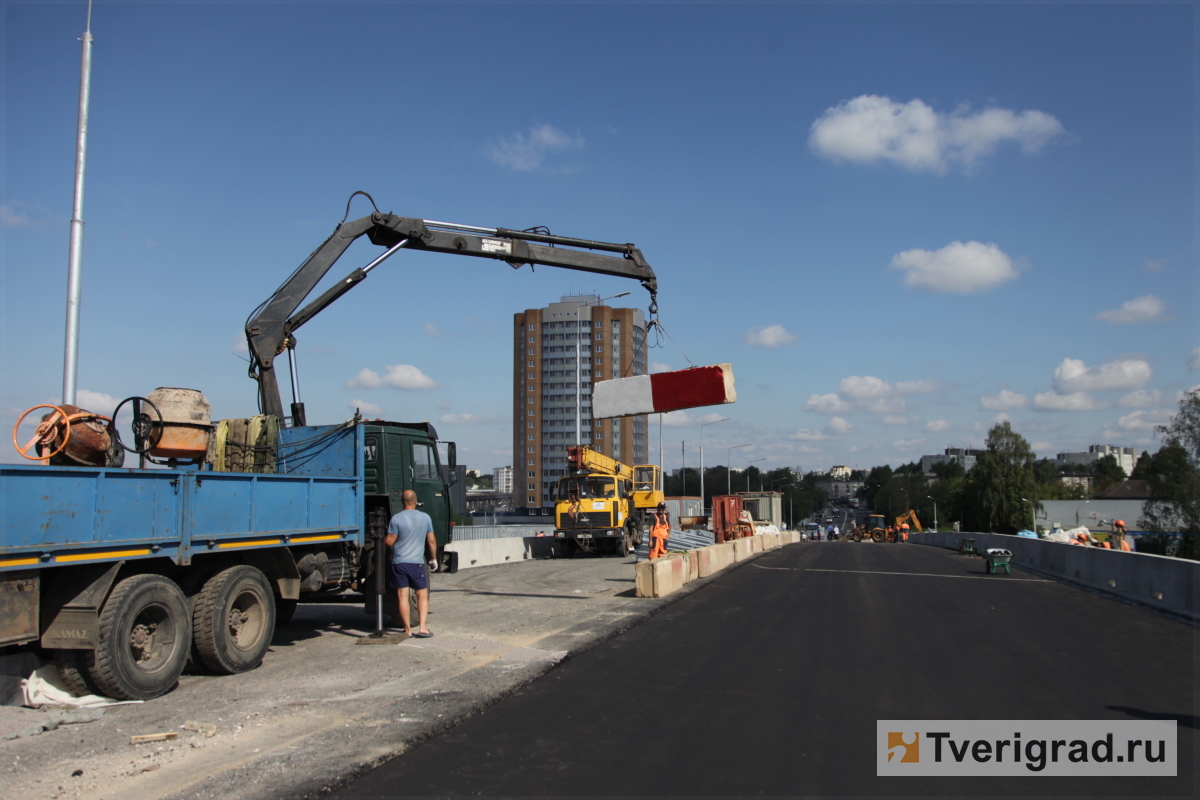 Готовность №1: названы сроки полного открытия Крупского моста в Твери