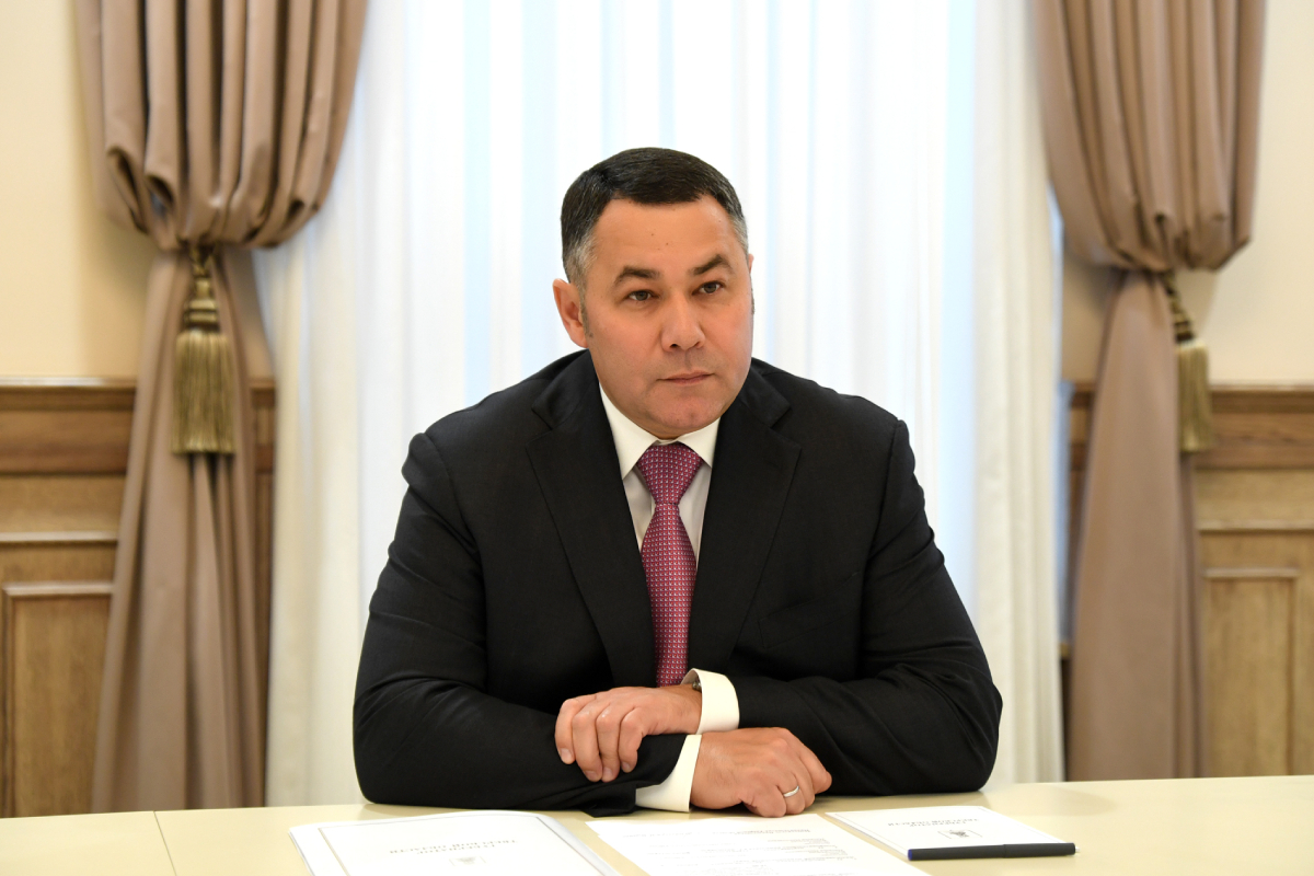 Губернатор Тверской области провел встречу с главой Лихославльского района