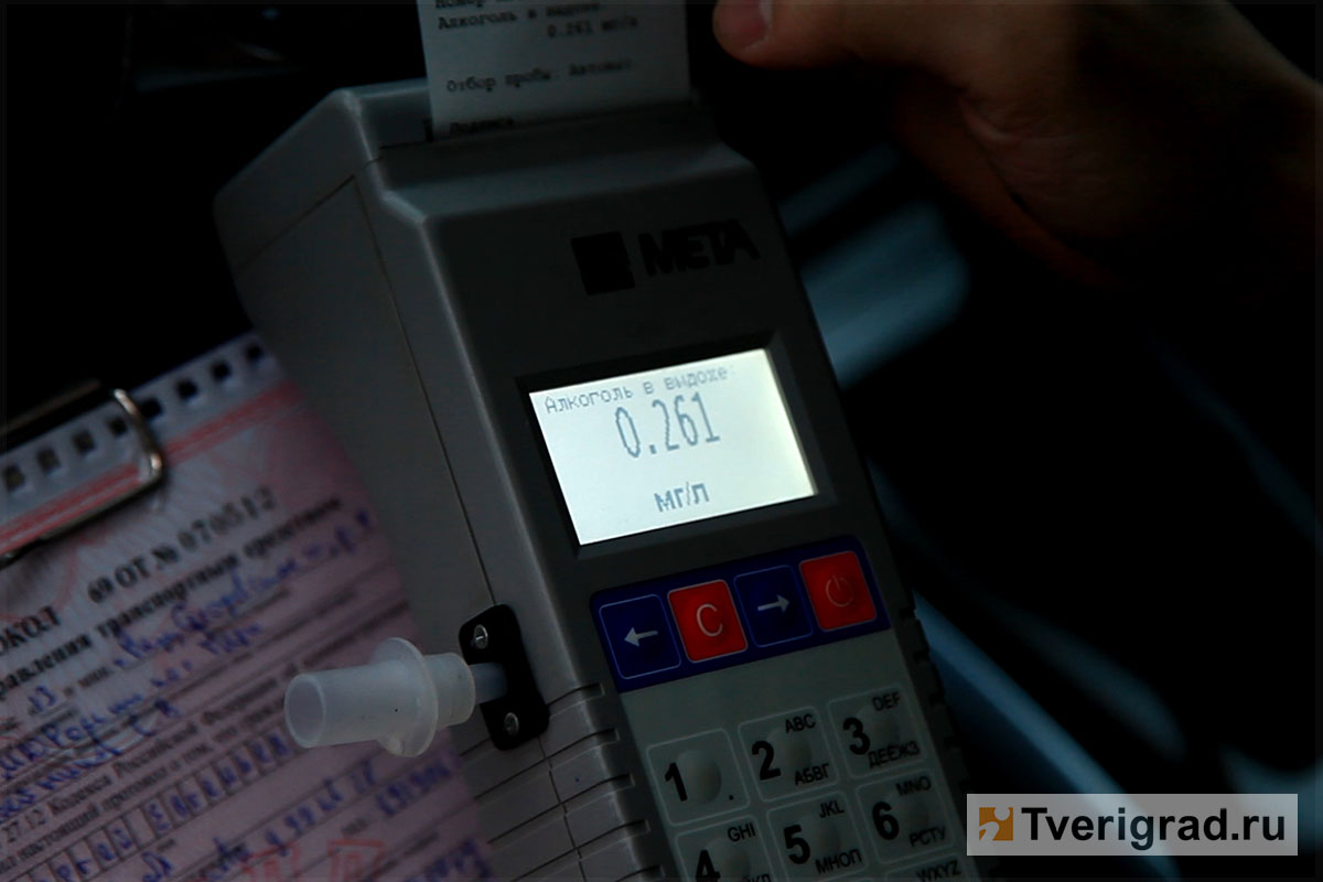 В праздничные выходные 21 водитель в Твери не прошёл «Контроль трезвости»