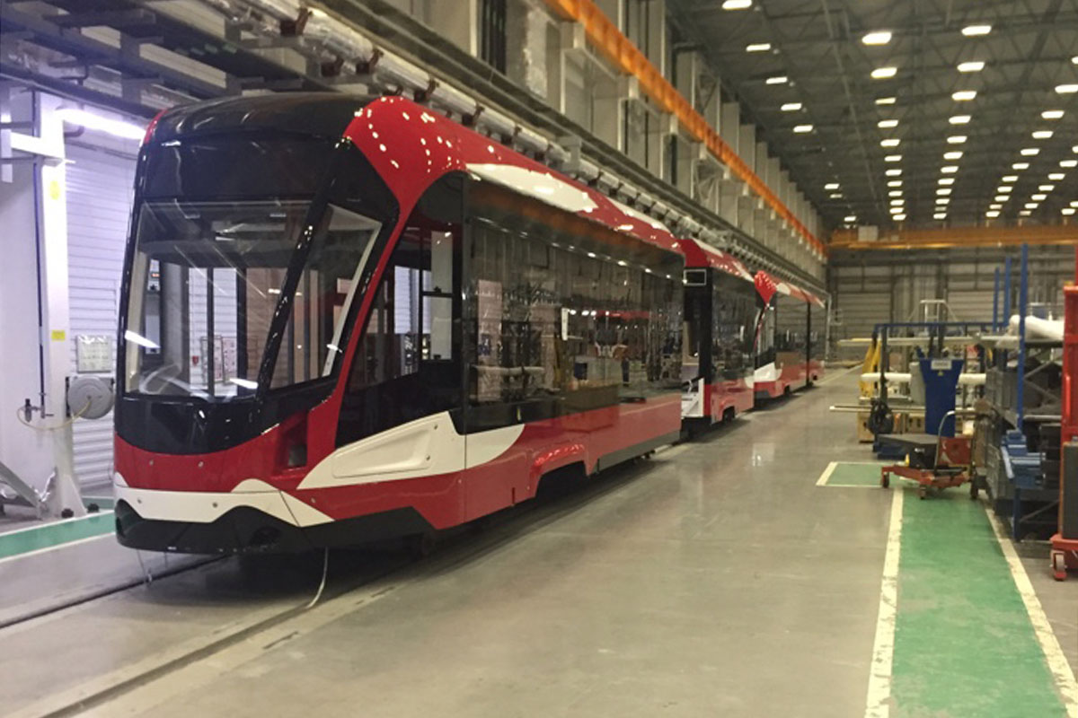 В Твери началось производство кузовов трамваев для Санкт-Петербурга