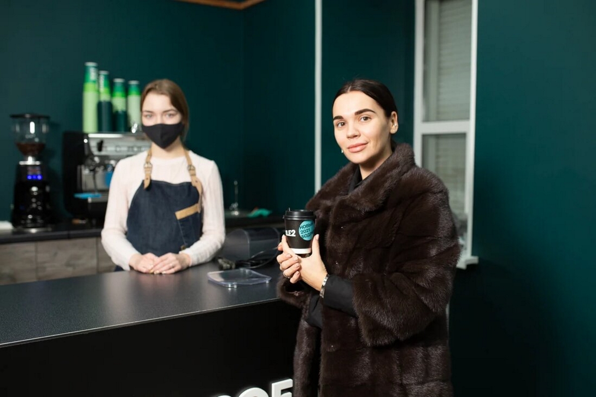 В Твери на пешеходной улице открылась digital-кофейня Tele2