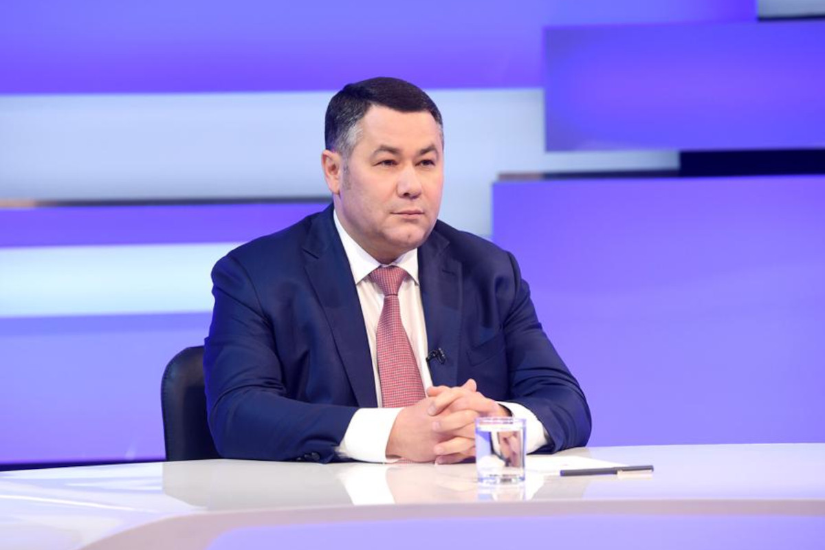 Губернатор Тверской области расскажет в прямом эфире о ситуации с коронавирусом в регионе