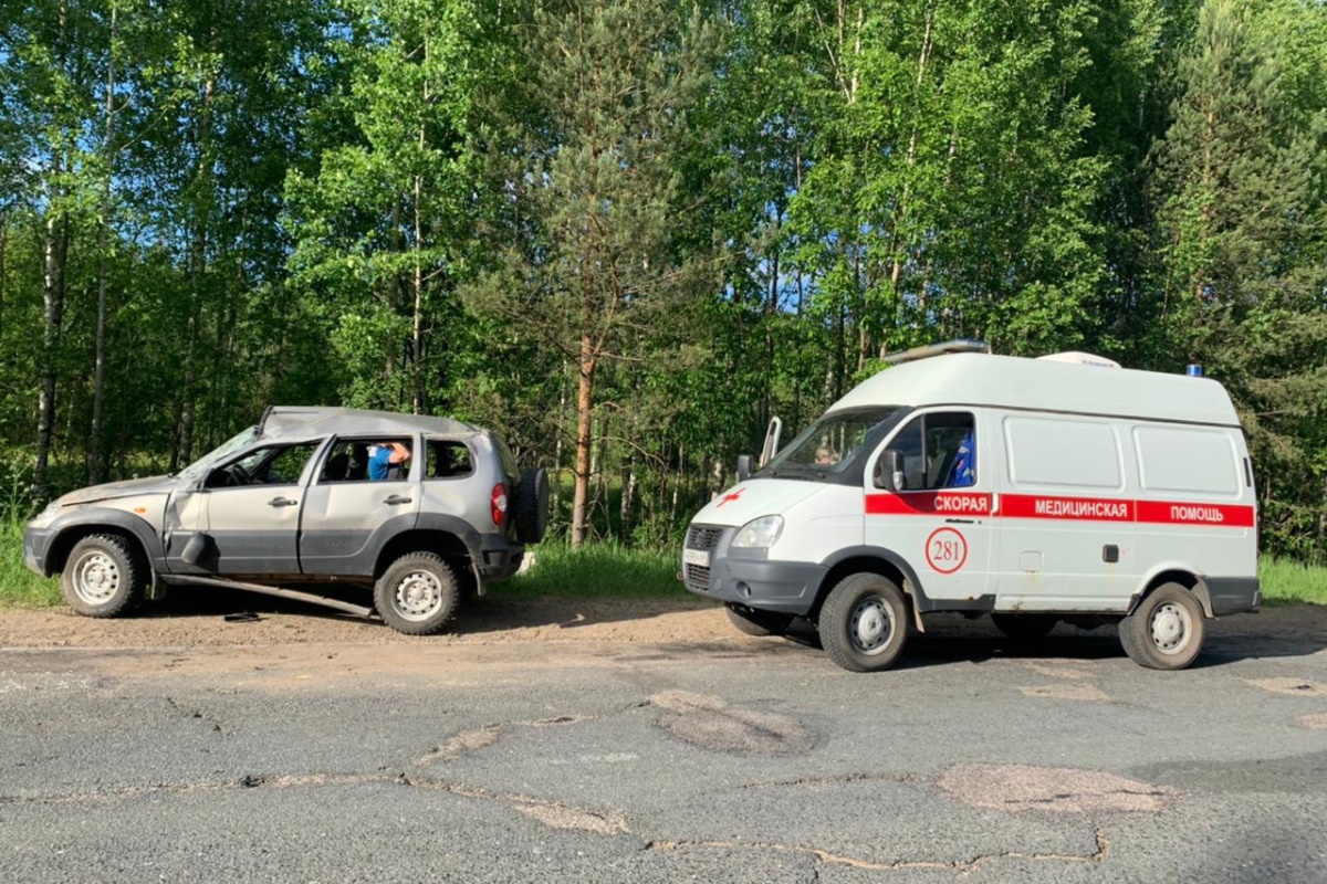 Из-за солнца перевернулась машина в Тверской области