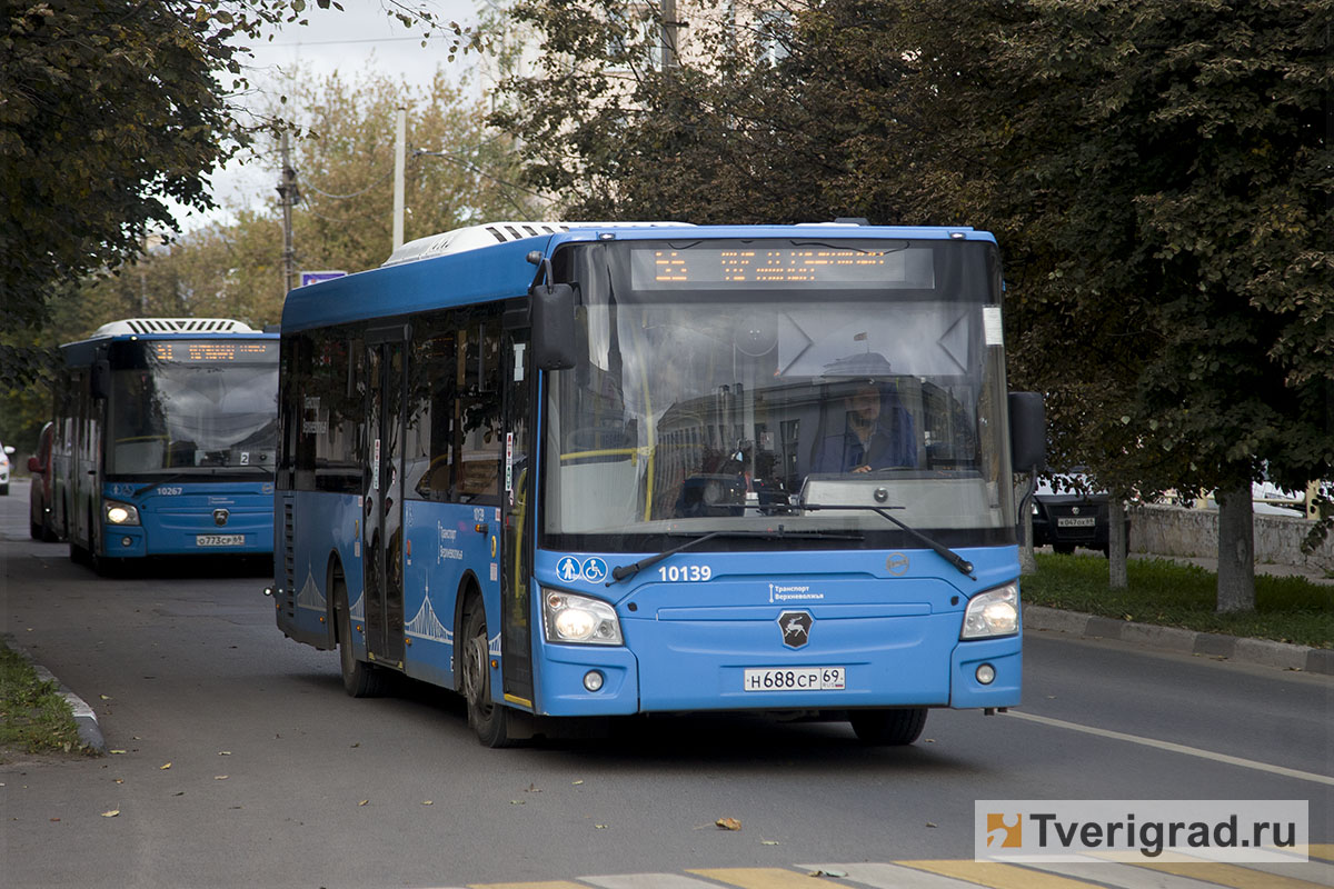 В праздники автобусы «Транспорта Верхневолжья» в Тверской области будут ездить по графику выходного дня
