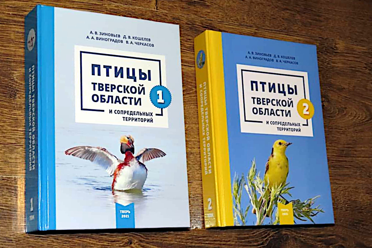 В Твери впервые вышла двухтомная книга про обитающих в регионе птиц