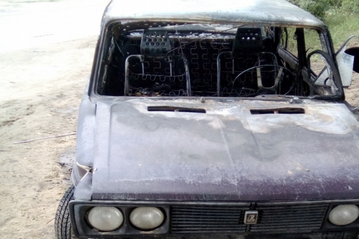 В Тверской области мужчина чуть не сгорел заживо в угнанной им машине