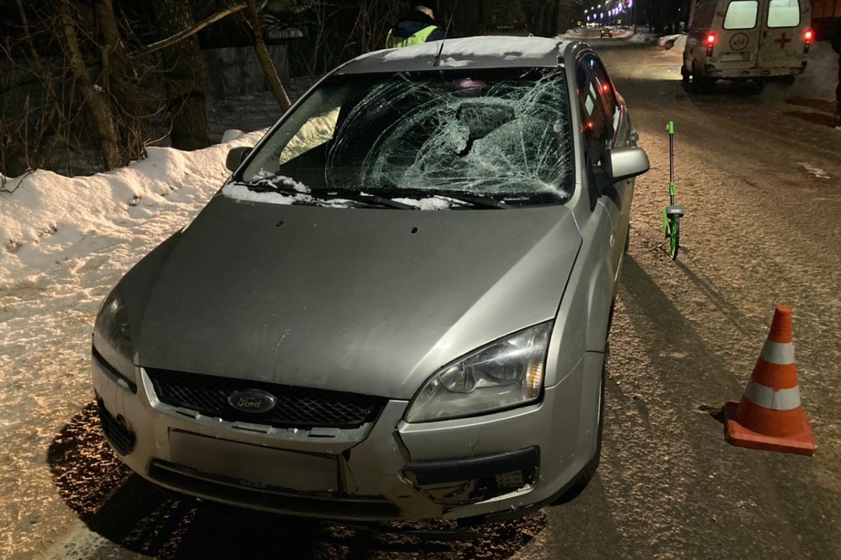 В Кимрах пьяный водитель сбил женщину на обочине