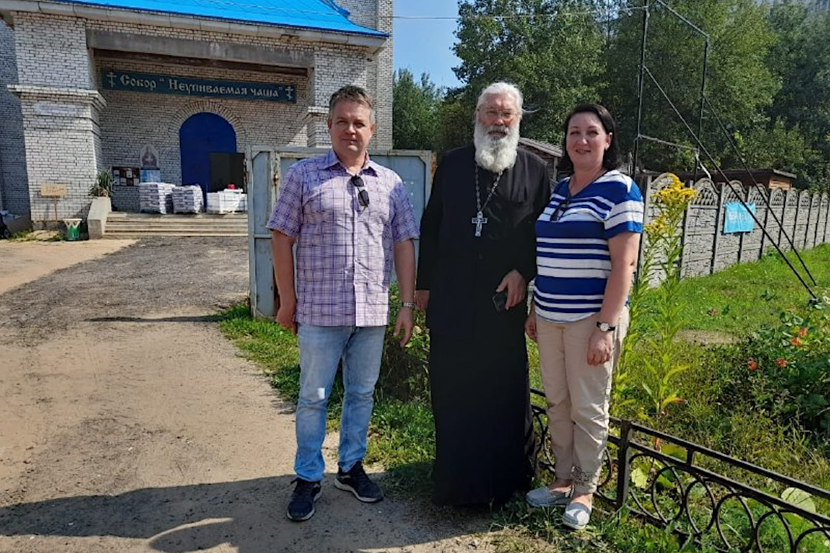 Член Общественной палаты Тверской области Андрей Архипов посодействует благоустройству территории церкви в Твери