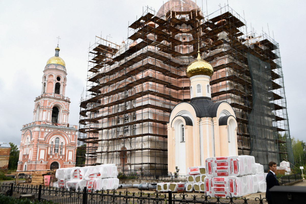 В Вышнем Волочке ремонтируют Казанский женский монастырь