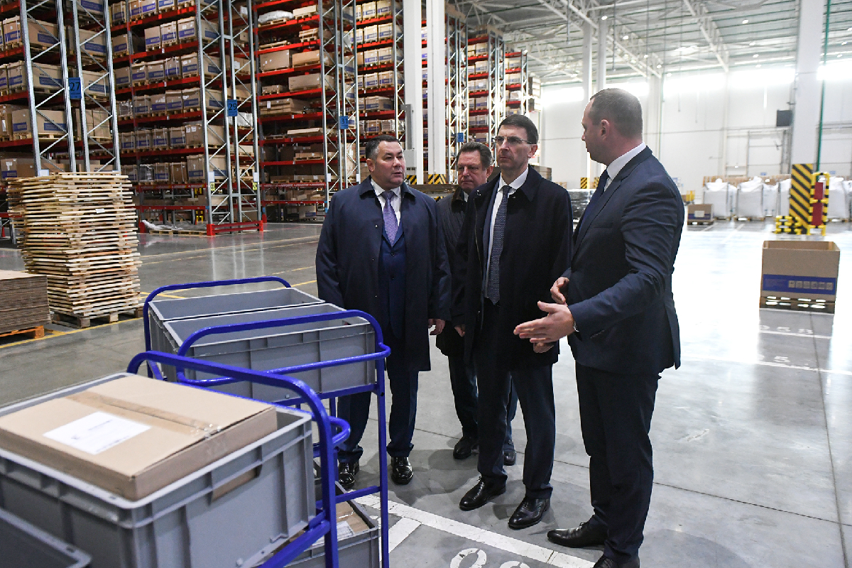 Игорь Руденя и Игорь Щёголев посетили производственные площадки важных для Тверской области инвестпроектов