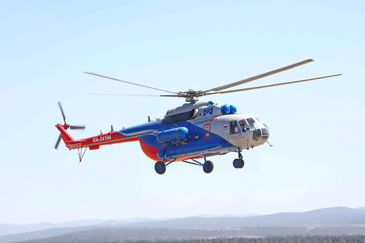 Авиакомпания из Твери получила новейший вертолёт Ми-8