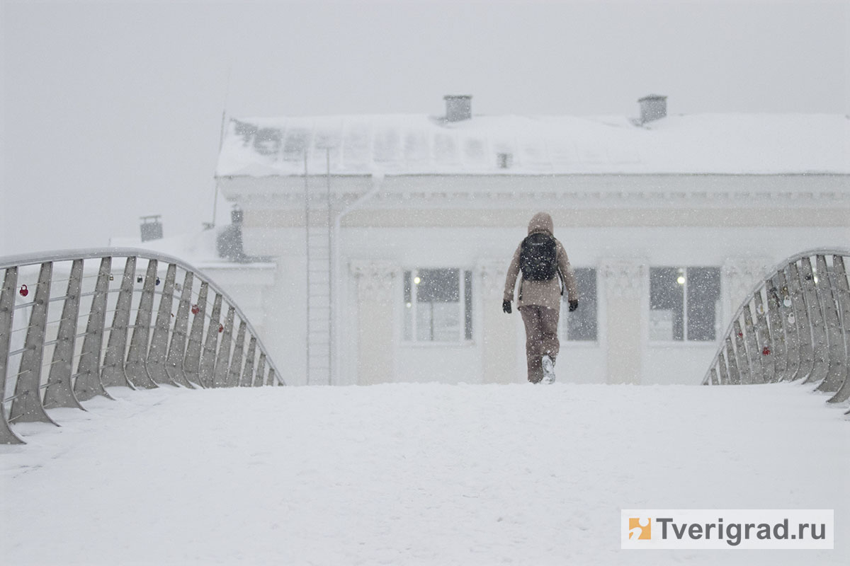 На Тверскую область надвигаются снегопад и штормовой ветер