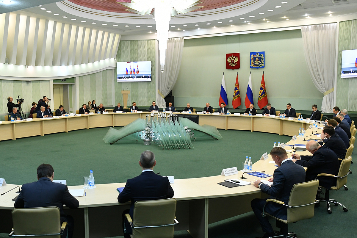 Губернатор Тверской области принял участи в выездном совещании Секретаря Совета Безопасности РФ