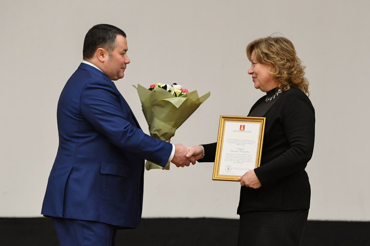 Губернатор Игорь Руденя вручил награды представителям Военной академии воздушно-космической обороны