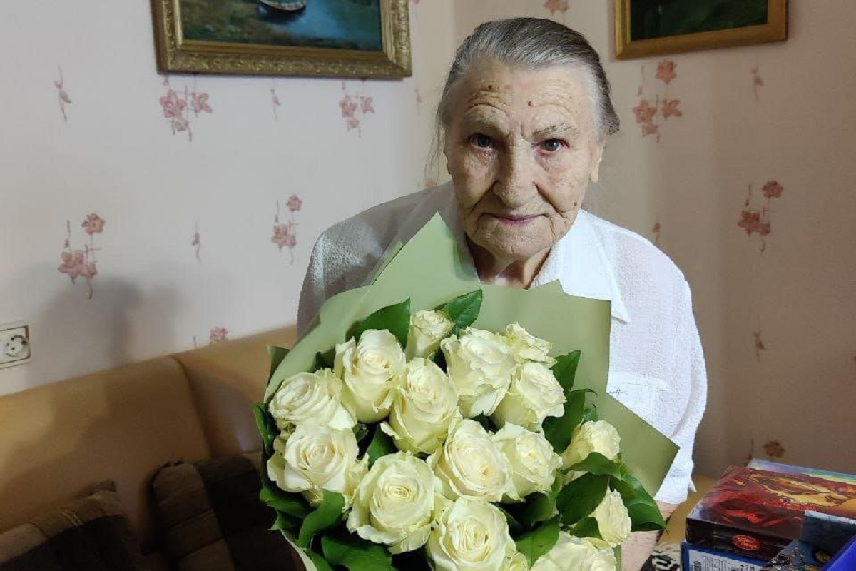 Ветерану войны Анне Поповой исполнилось 100 лет