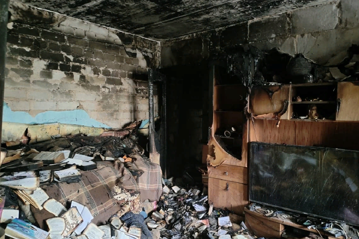 СКР выясняет причины пожара, который унёс жизнь мужчины в Твери
