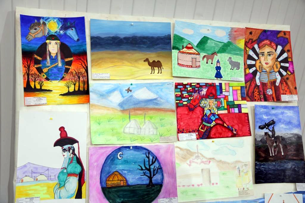 В Монголии открылась выставка рисунков из Тверской области