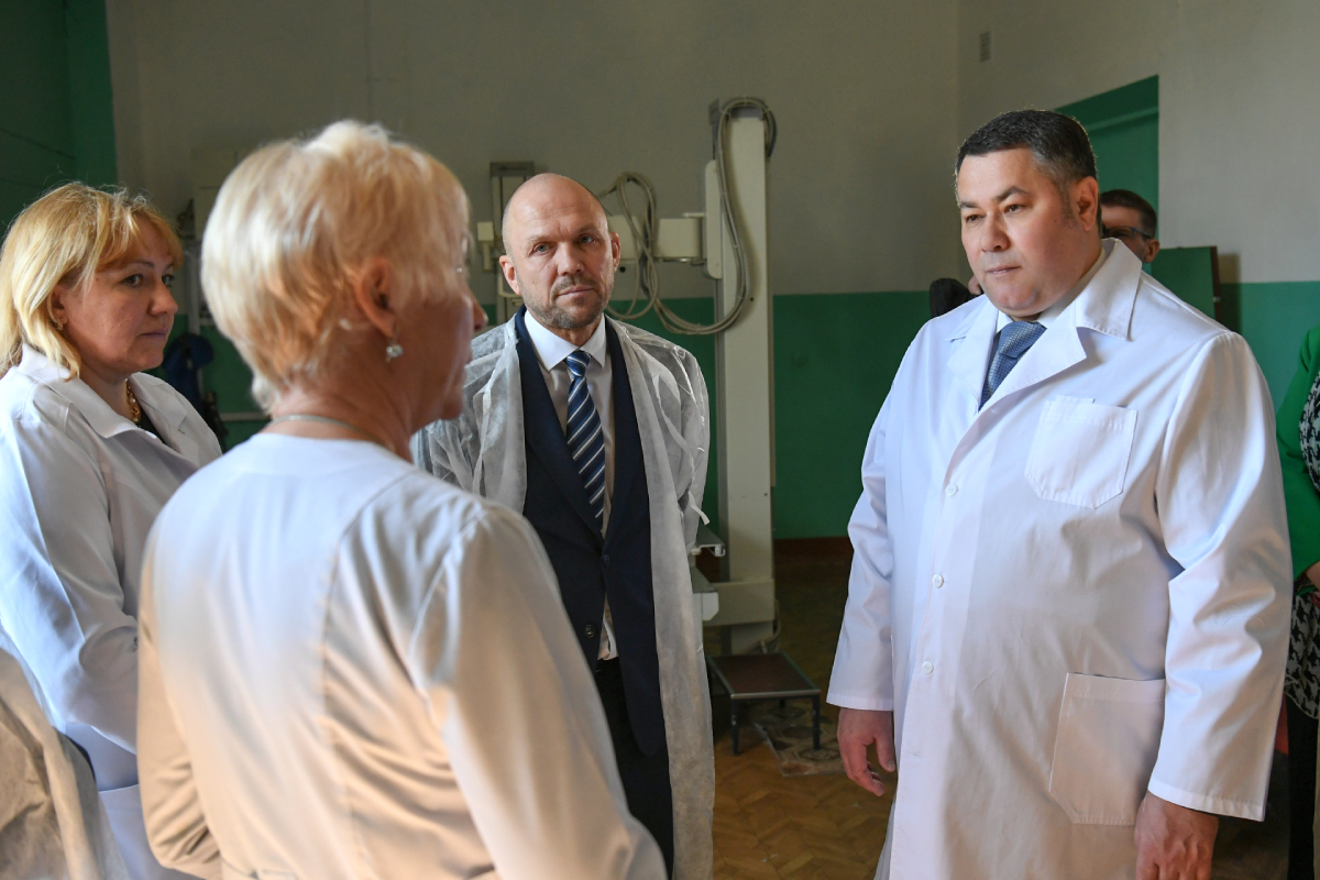 Игорь Руденя дал ряд поручений для повышения качества оказания медицинской помощи жителям Краснохолмского округа