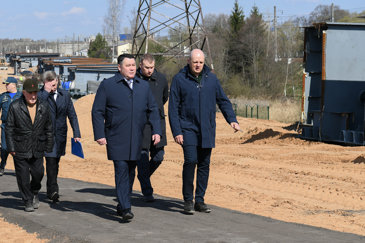 Губернатор Игорь Руденя: работы на Западном мосту идут в соответствии с планом